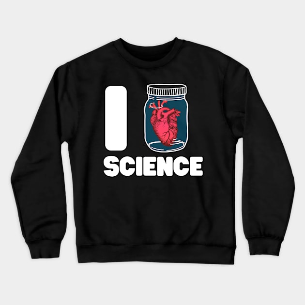science Crewneck Sweatshirt by CurlyDesigns